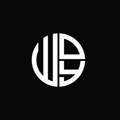 WOY logo WOY icon WOY monogram WOY letter minimalist Circle flat Unique modern abstract logo design.