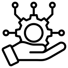 Obraz premium Project Management Icon