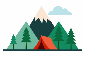 vector illustration of a christmas tree