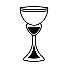 Chalice and host silhouette