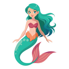 mermaid in the water