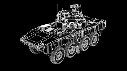 Armored infantry vehicle