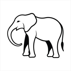 Obraz premium elephant vector illustration