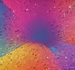 Vibrant pop art overlay on halftone background,  pop art background,  photo editing,  effect