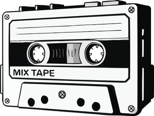 Cassette Vector Art