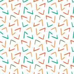 Seamless pattern with a simple abstract drawing