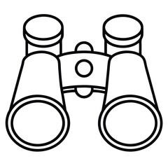 vector illustration of a telescope
