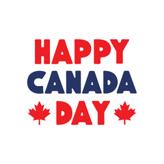 Canada Day Maple Leaf Design.