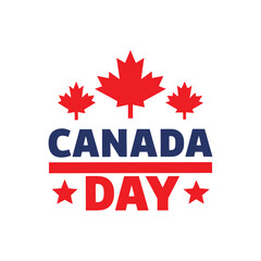 Canada Day Maple Leaf Design.