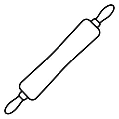 a rolling pin vector illustration