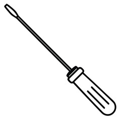 screwdriver vector illustration