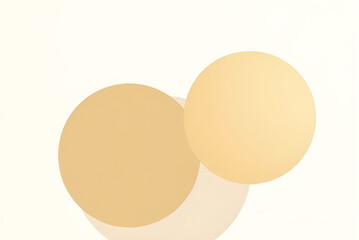 Vector illustration of circles overlapping each other, Generative AI