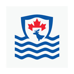 Flag of Canada graphics design