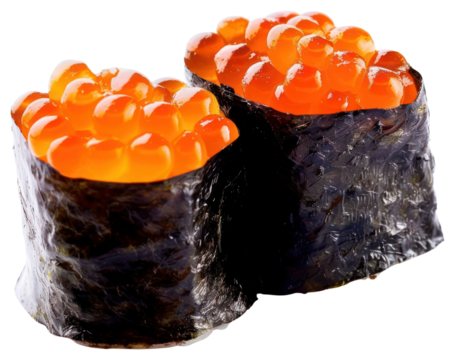 PNG Uni gunkan sushi food presentation. - Powered by Adobe
