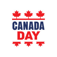 Canada Day Maple Leaf Design.