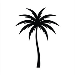 Obraz premium palm tree silhouette