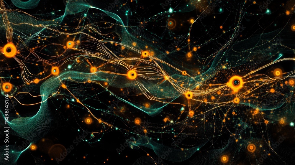 Poster visualizing machine learning processes in digital environments for enhanced understanding and insigh