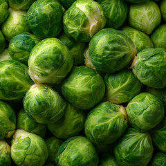 Fototapeta premium Brussels Sprouts (16:9)