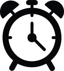 alarm clock silhouette