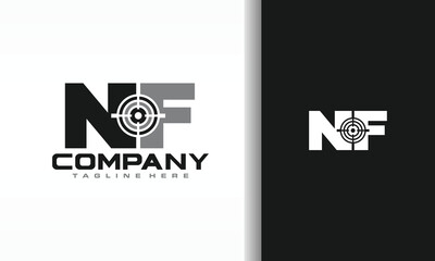 NF letter aim logo