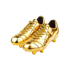 Golden Soccer Cleats A Pair of Luxurious Gold Football Boots