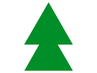 christmas tree vector illustration