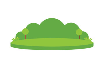 landscape with trees