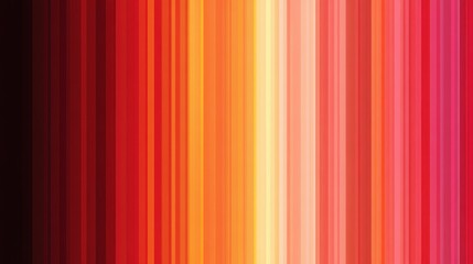 Vibrant Warm Color Vertical Stripes in Red, Orange, and Yellow Tones