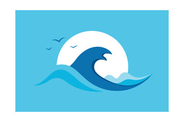 vector illustration of a whale