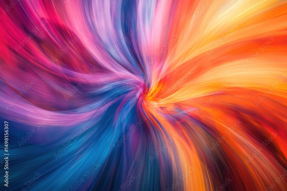 Poster vibrant abstract swirl of colors creating a mesmerizing visual experience, vibrant colorful abstract