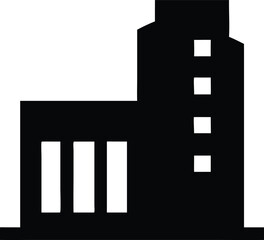 building vector silhouette