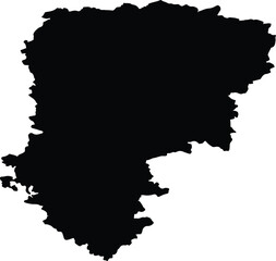 Aisne France silhouette map