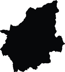 Aileu Vila Timor-Leste silhouette map