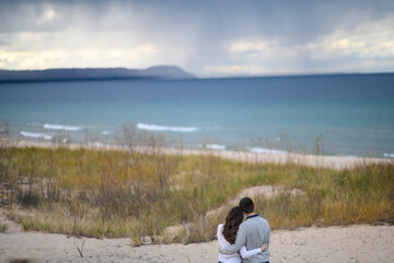 couple on the beach