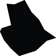 Agios Andronikos Trikomou Cyprus silhouette map