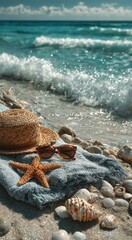Mediterranean Seaside Lemon Tree Patio