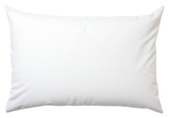 PNG White pillow cushion white background simplicity.