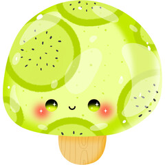 Cute kawaii popsicles PNG 