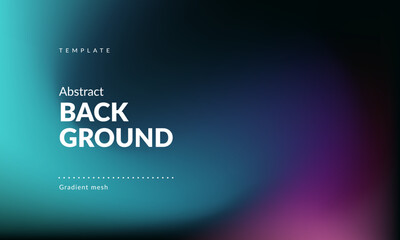 Abstract liquid background. Gradient mesh. Effect blend dark color. Blurred fluid colorful mix. Modern design template for web cover, ad banner, social media, header, presentation. Vector image EPS