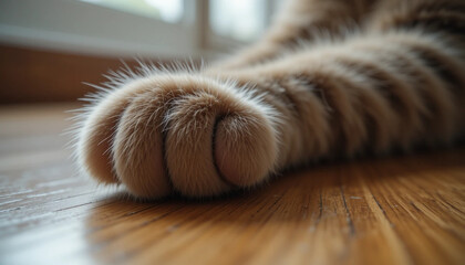 Cat Paws Close-up
