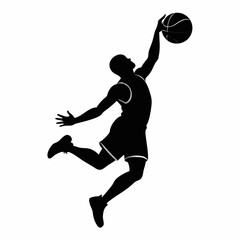 basketball player silhouette