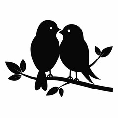 birds on a branch