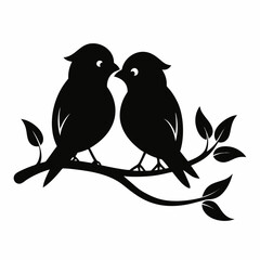 birds on a branch