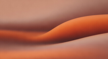 Abstract smooth flowing curves of warm toned fabric creating a soft and elegant texture