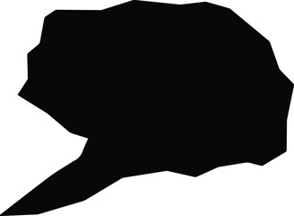 Al Maflahi Yemen silhouette map