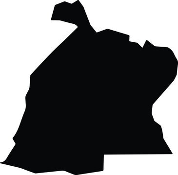 Al Hatra Iraq silhouette map