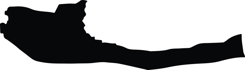 Akçakale Turkey silhouette map