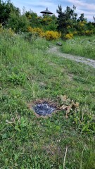 Fire site at the velmerstot increased risk of forest fire