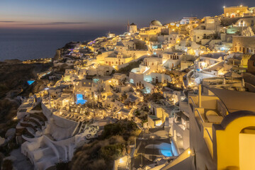 View of Santorini Twilight, Greece