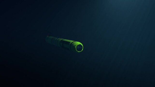 Autonomous Underwater Drone UAV Submarine 